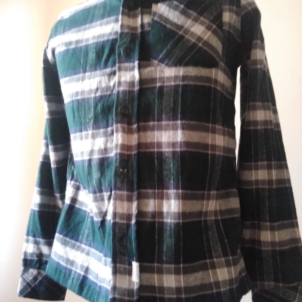 Laguna Over The Shirt Plaid Button Up Hoodie